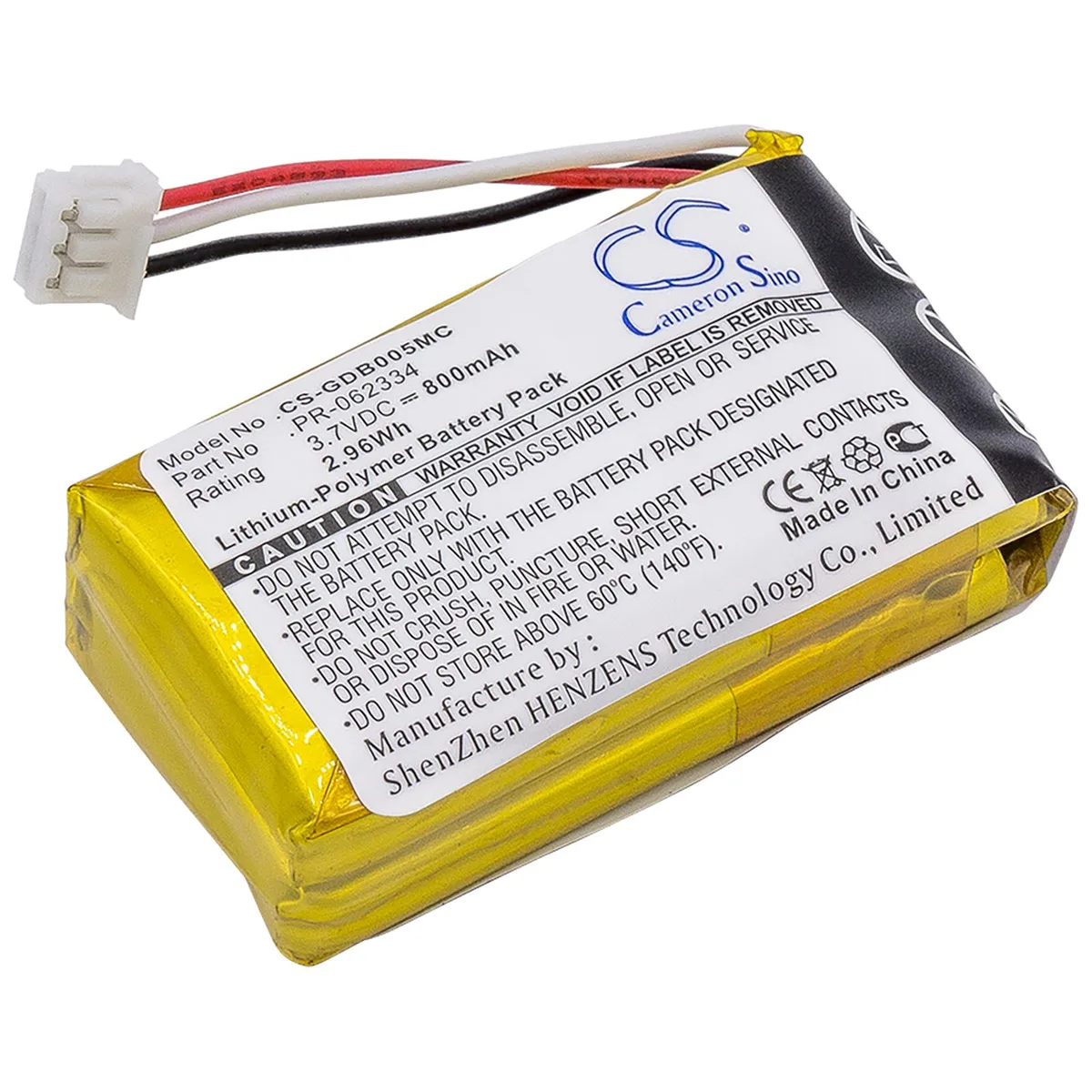 Cameron & Co Cameron & Co DS-CS-GDB005MC 3.7V 800mAh camera battery — product photo