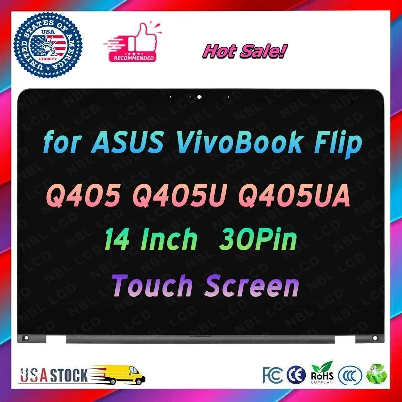 NUOLAISUN NUOLAISUN 14" LCD Touch Screen for ASUS VivoBook Q405UA — product photo