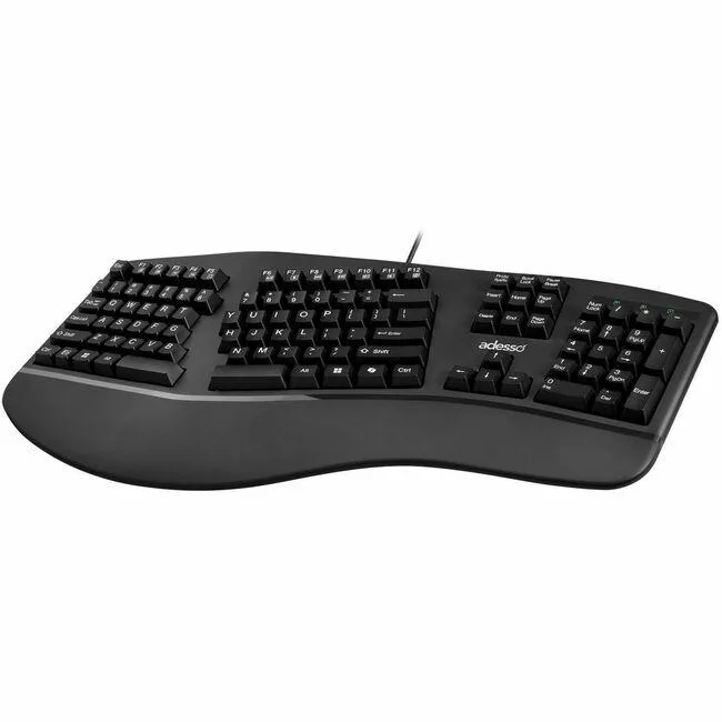 Adesso Adesso EASYTOUCH 150 Ergonomic Mechanical Keyboard Cherry MX Brown 104-key — product photo