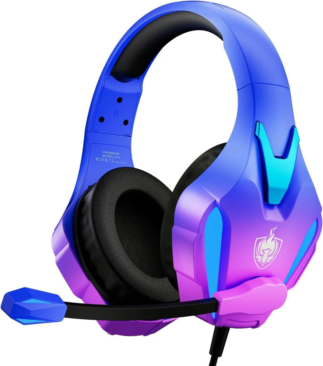 BFKK BFKK Gaming Headset 7.1 Stereo Violet 40mm 3.5mm — product photo