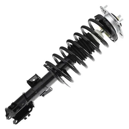 Unity 11550 front complete strut assembly, silver metal coil spring and housing