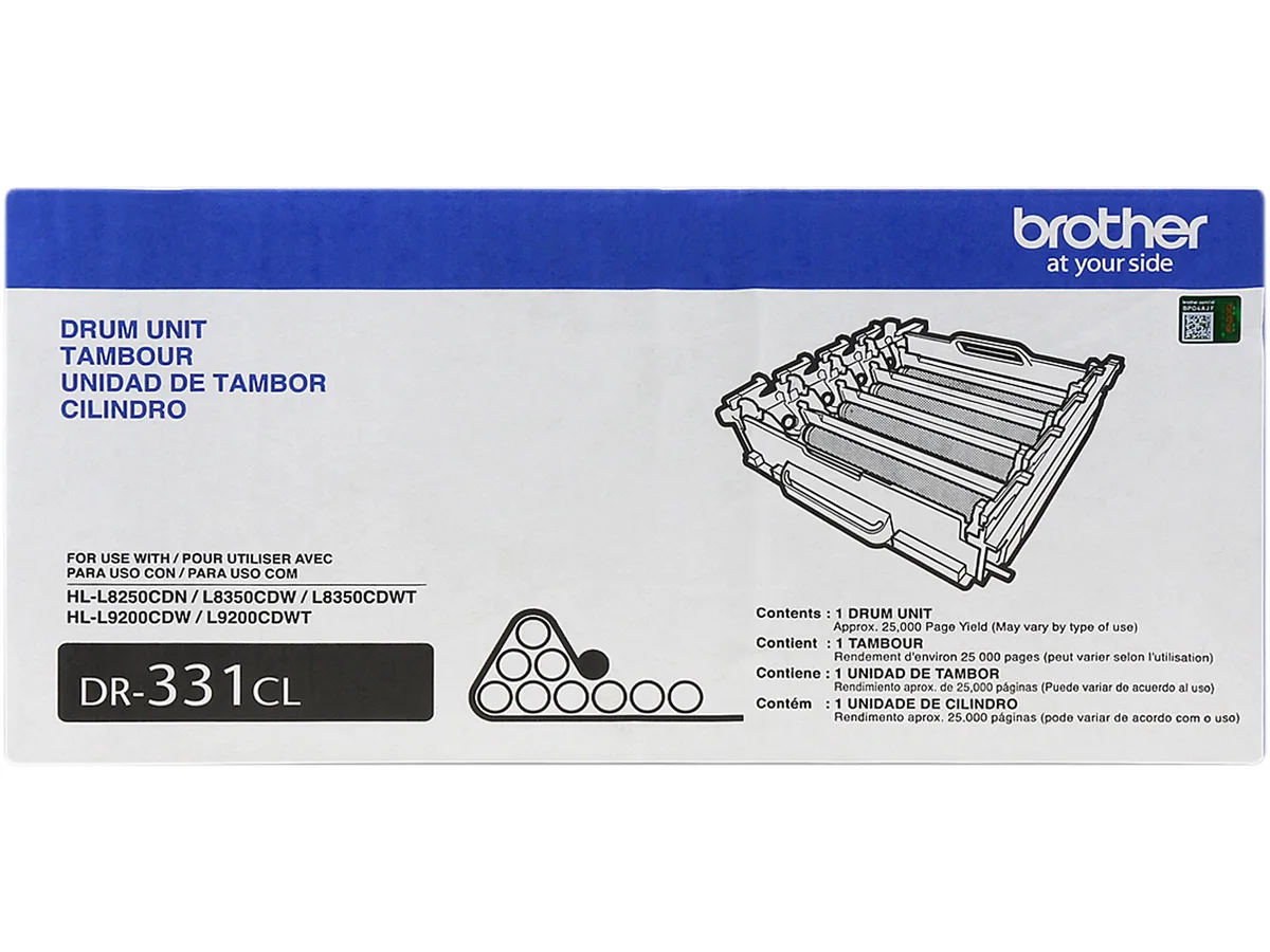 Brother DR331CL drum unit in black finish