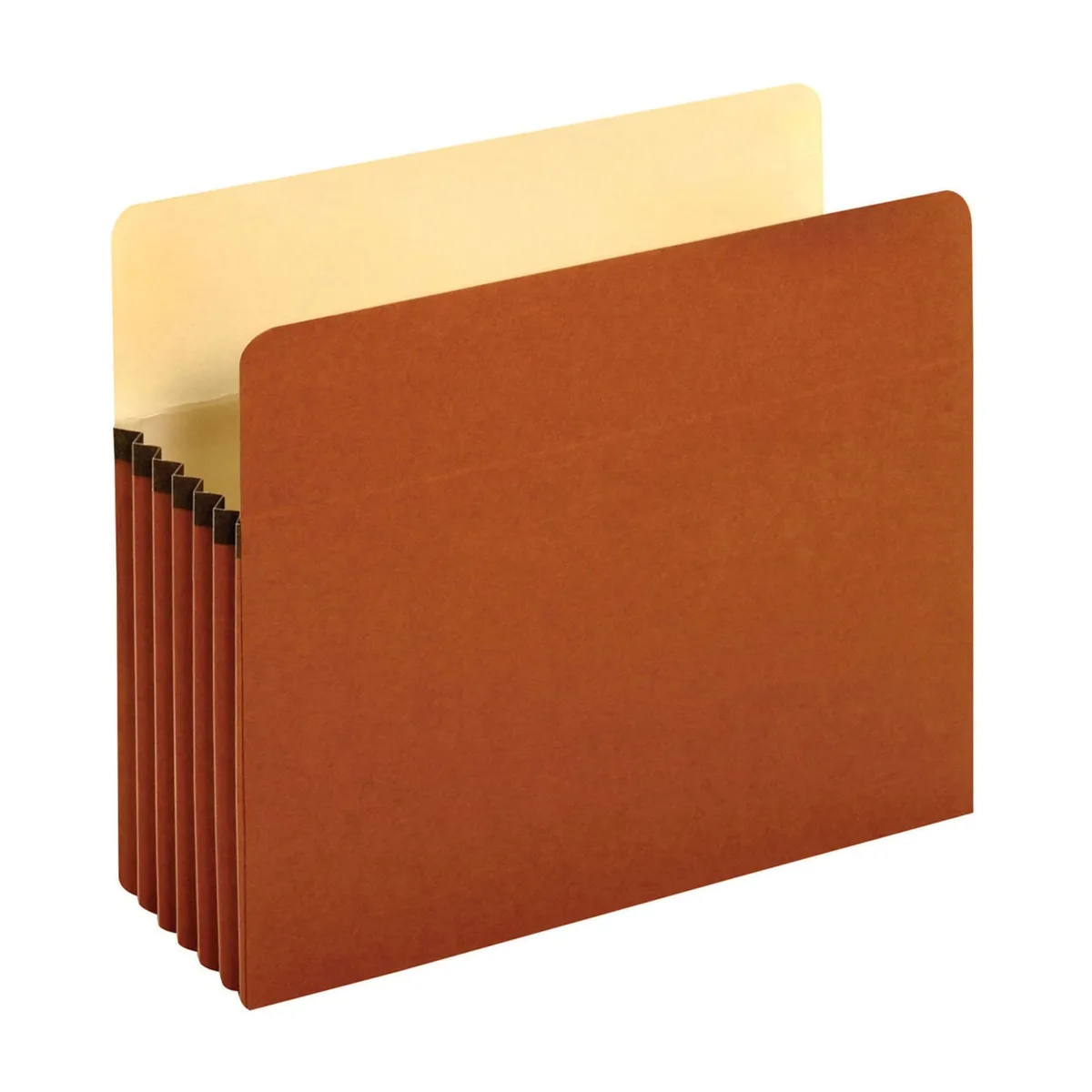 Box of ten manila expanding file pockets with Tyvek reinforced top edges