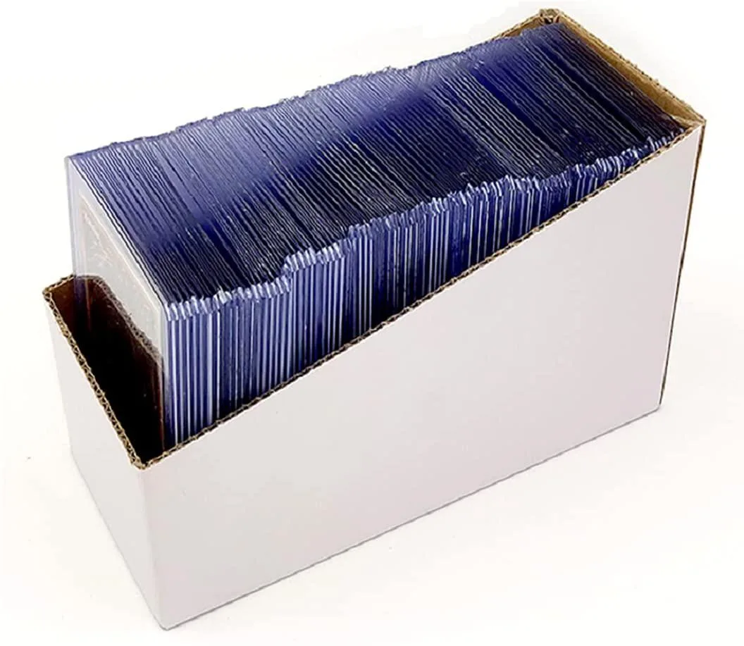 hometeczone hometeczone 50 Pack Top Loaders Card Sleeves White — product photo