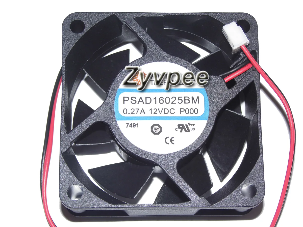 Zyvpee Zyvpee PSAD16025BM 60x25mm 12V 0.27A ball-bearing case fan — product photo