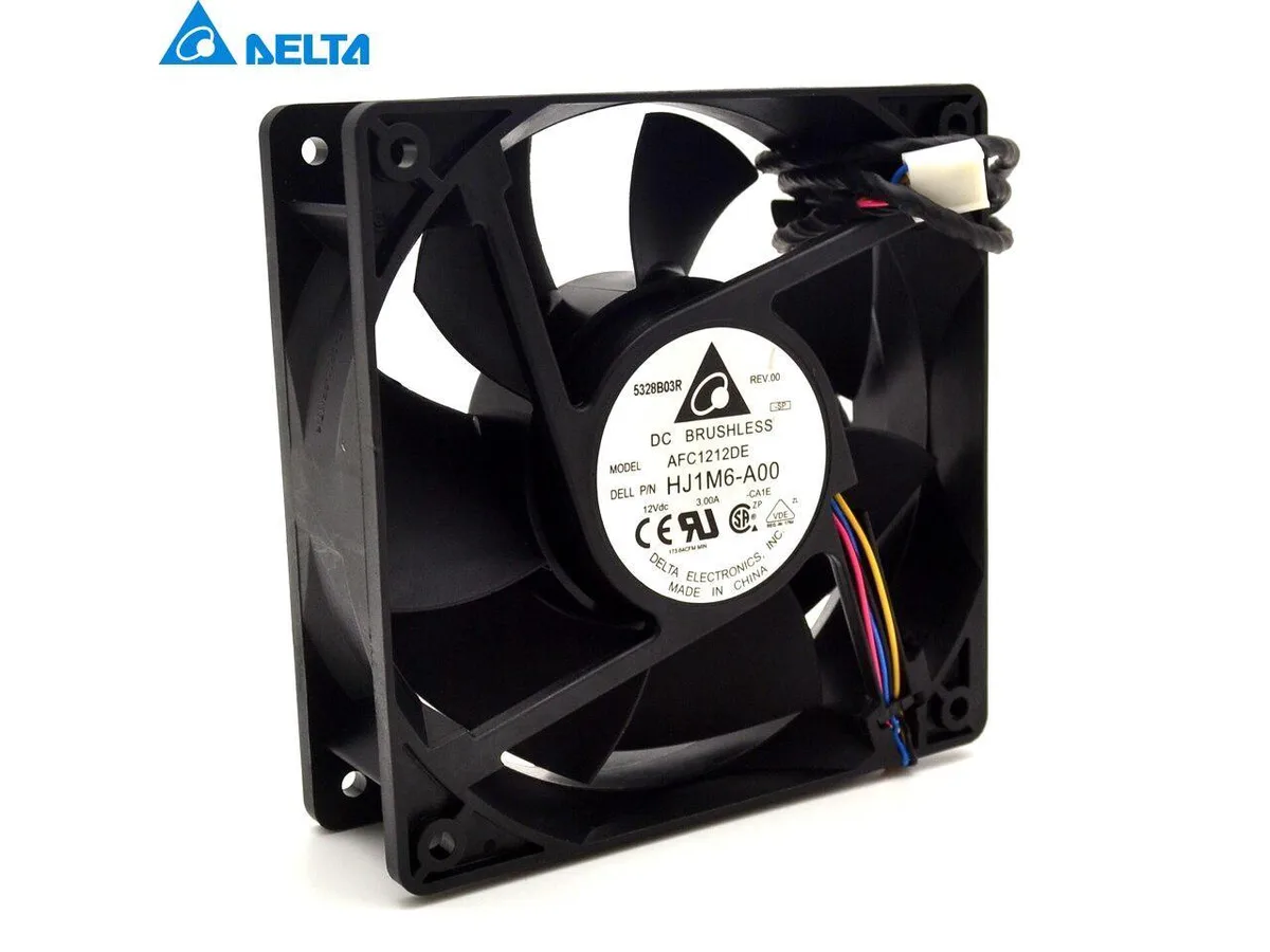Fans Fans Delta 3 120x120x38mm AFC1212DE HJ1M6-AOO case fan — product photo