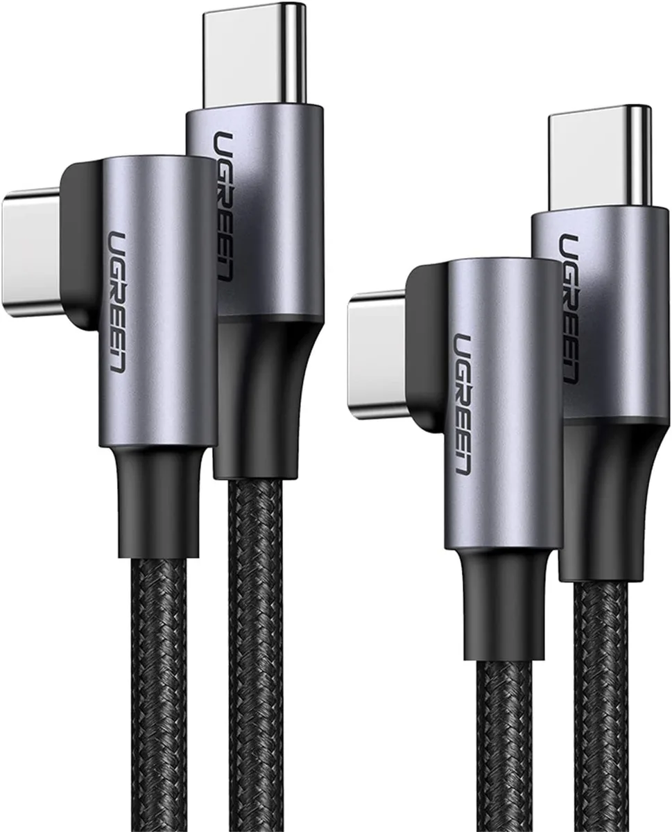 BUCIER BUCIER USB C to USB C Cable 60W Right Angle 2-Pack 6ft — product photo