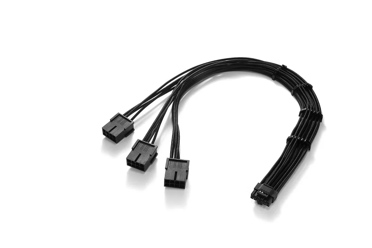 FormulaMod FormulaMod 16Pin 12+4 to 3x8Pin PCIe 5.0 Extension Cable 17.7in — product photo