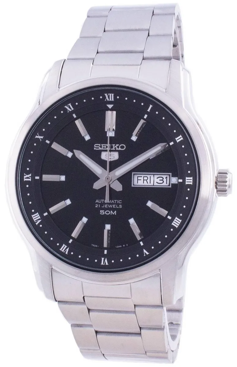 Seiko Seiko 5 SNKP11K1 Automatic Watch Black Dial 42.00 mm — product photo