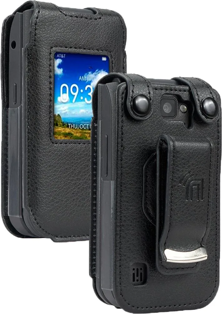 Nakedcellphone Nakedcellphone Fitted Case with Metal Belt Clip for AT&amp;T Cingular Flex Flip Phone EA211101 — product photo