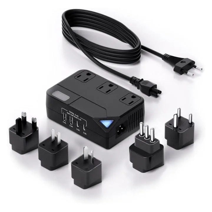 BESIGN BESIGN 250W Travel Voltage Converter 2 in 1 Accessory — product photo