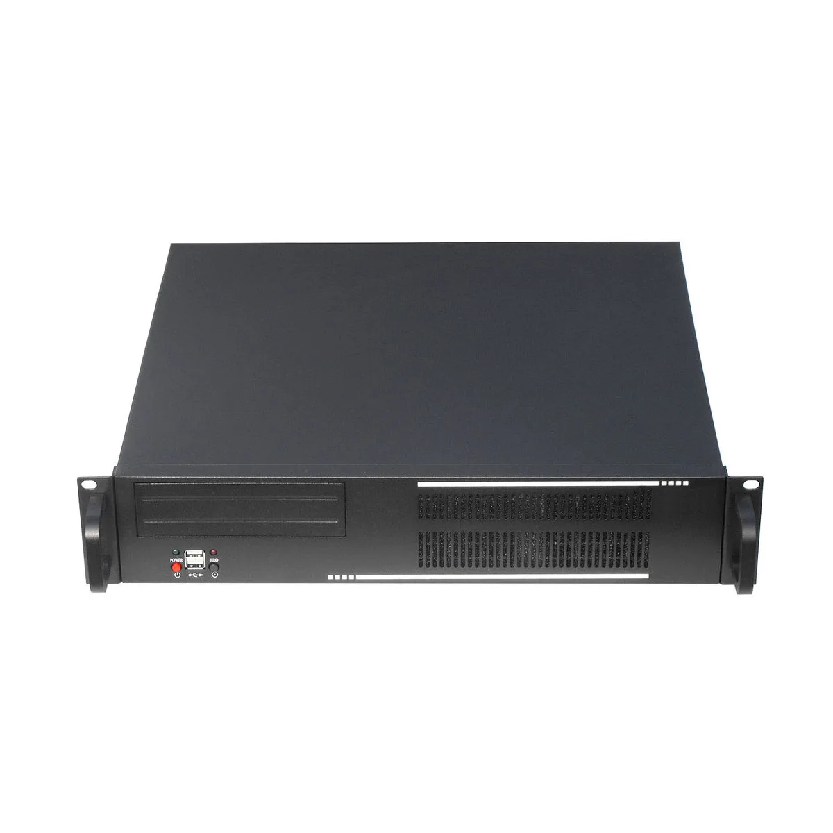 Shenzhen Junxiangcheng Technology Co., Shenzhen Junxiangcheng Technology Co., 2U 19-inch Rackmount Server Chassis 4×3.5" Bay 2×80mm Fan — product photo