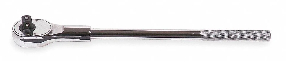 Westward 5MX65 3/4 inch drive pear head ratchet with knurled handle