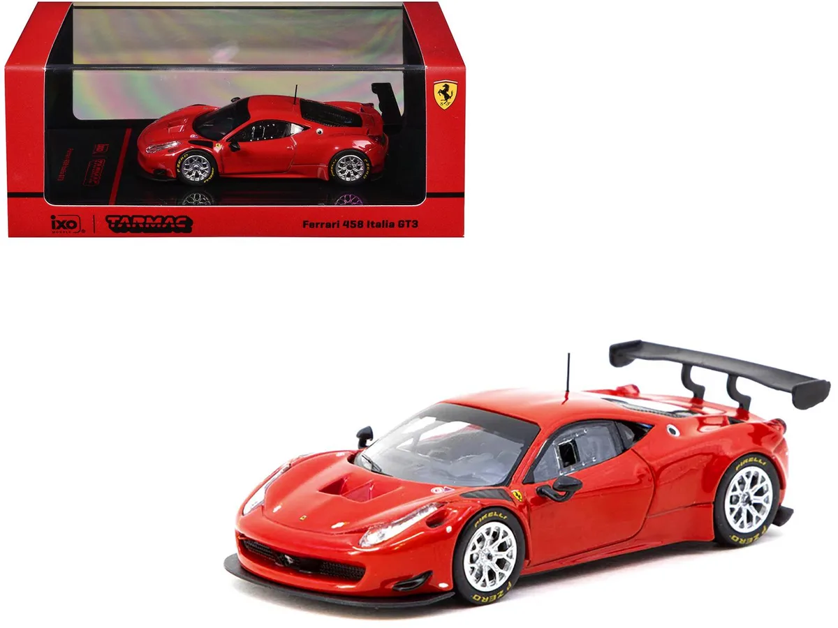 Tarmac Works Tarmac Works Ferrari 458 Italia GT3 Red Road64 1/64 Diecast — product photo