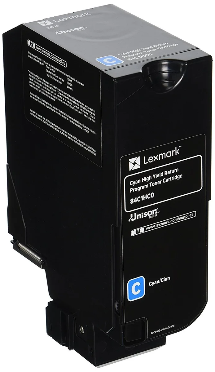Lexmark Lexmark 84C1HC0 Cyan Toner Cartridge 16000 Pages — product photo