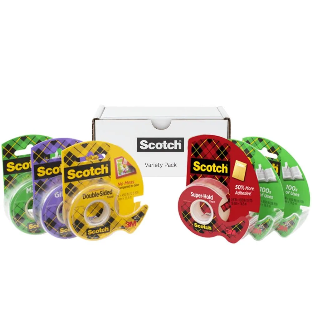  Scotch TAPEMIX-SIOC Variety Pack Tape 6 Rolls — product photo