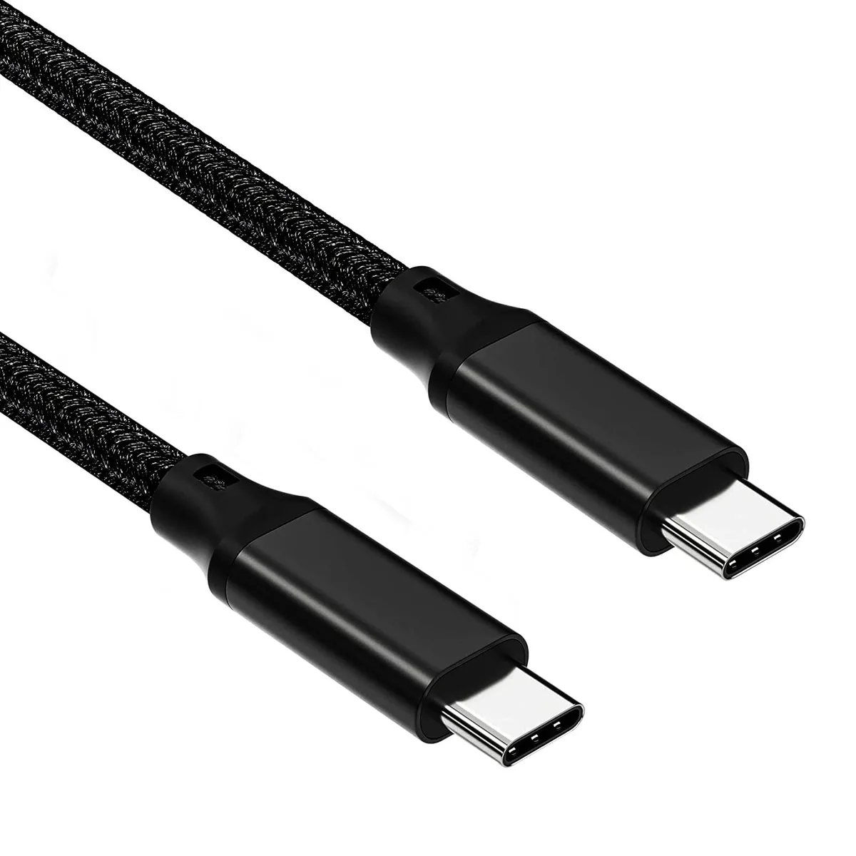  Elfesoul USB-C to USB-C Cable 10ft 3.2 Gen 2 20Gbps 100W PD Black — product photo