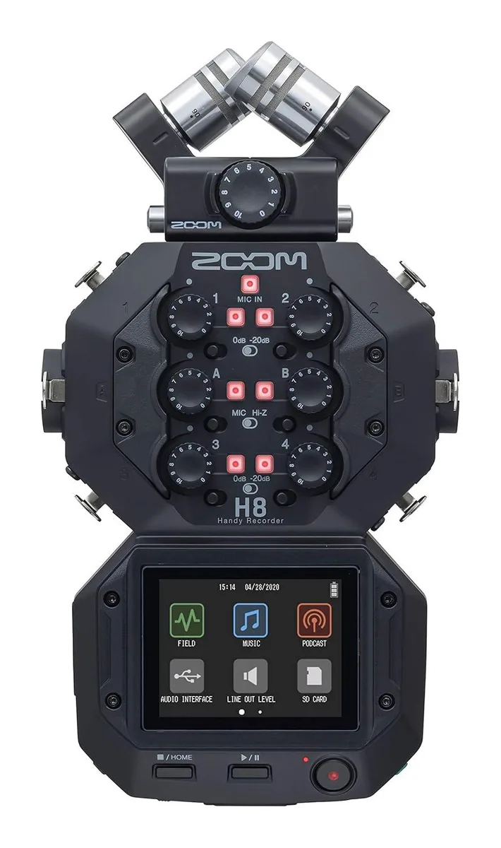 Zoom Zoom H8 12-Track Voice Recorder with Touchscreen — product photo