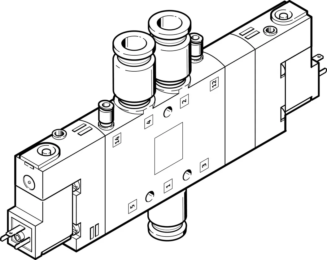 Festo Festo CPE18-M1H-5/3BS-QS-8 170258 air solenoid valve — product photo