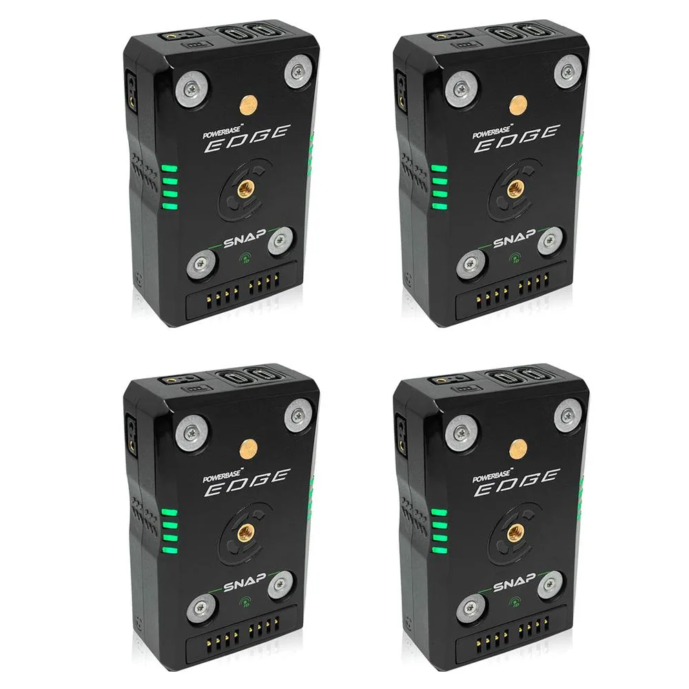 CORE CORE Powerbase EDGE SNAP 49Wh V-Mount Battery Pack 4 Pack — product photo