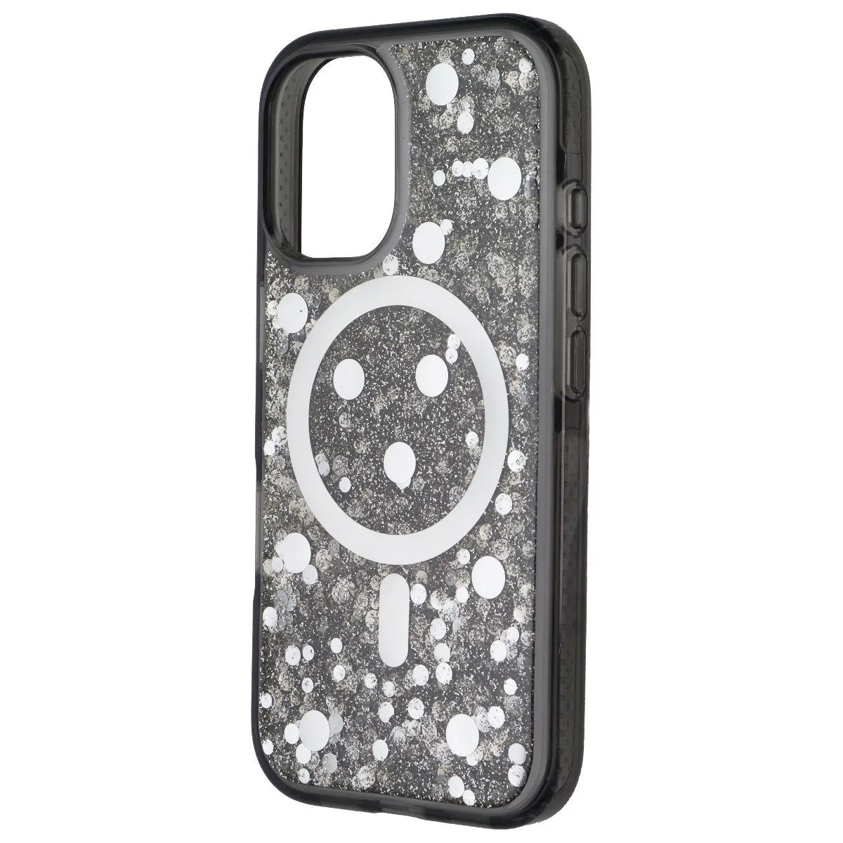 Titanium grey fitted case for iPhone 16 with MagSafe ring