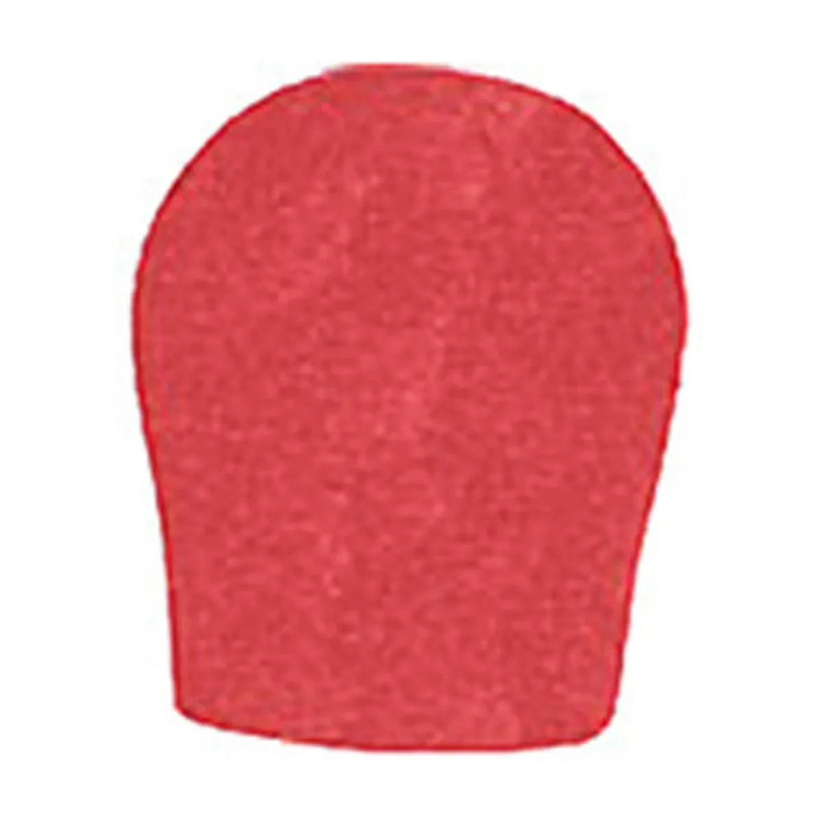 Red foam windscreen, 35 mm inside diameter, open-cell finish
