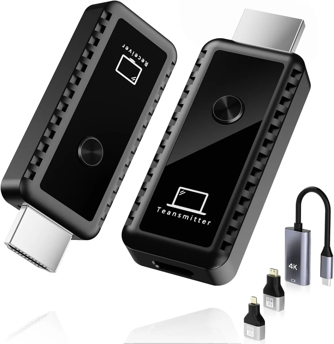 EDIMAX EDIMAX Wireless HDMI Transmitter Receiver 4K 2.4/5GHz 1080P 60Hz 100ft adapter — product photo