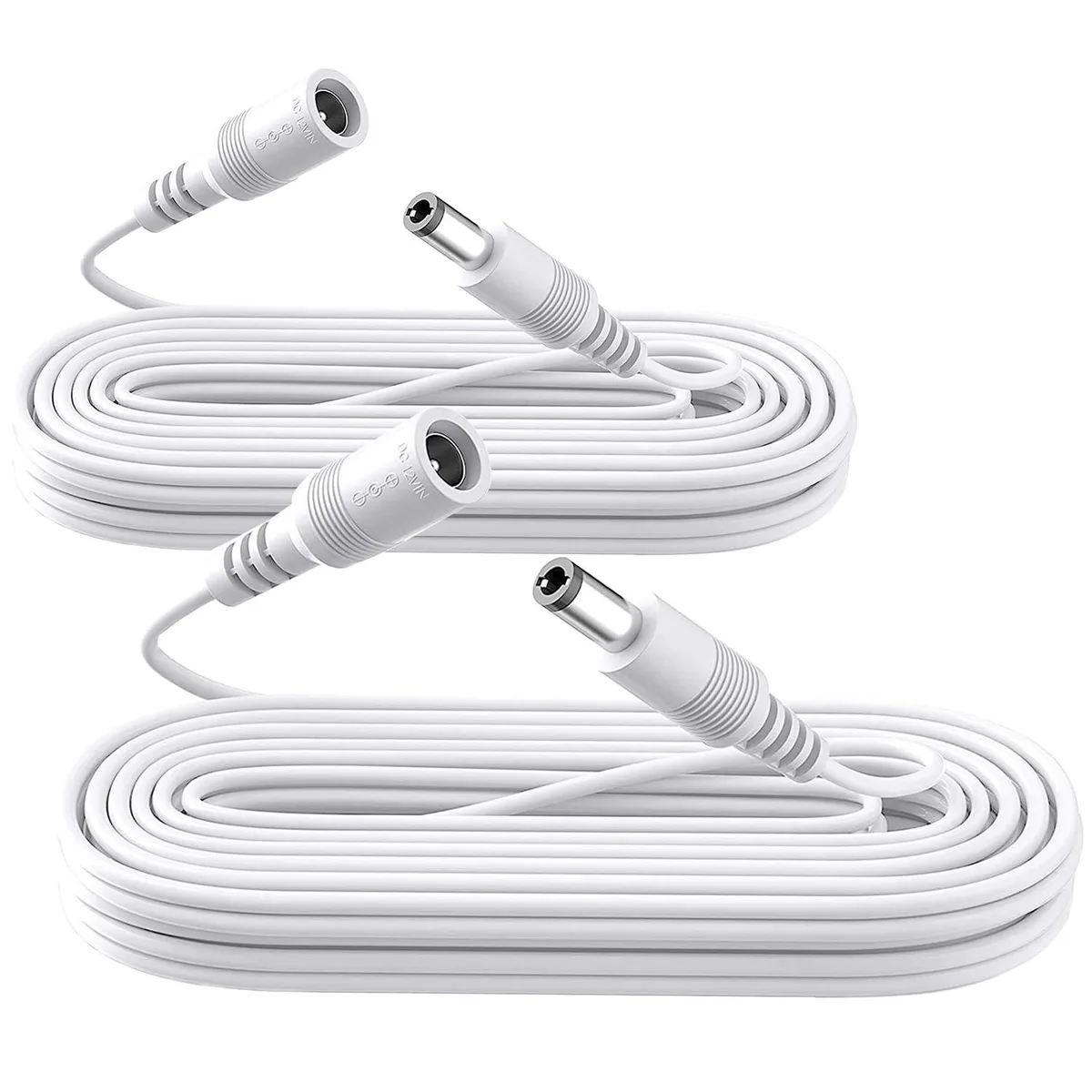  D-Link 2PK DC-W 10ft DC Power Extension Cord 5.5mm x 2.1mm White — product photo