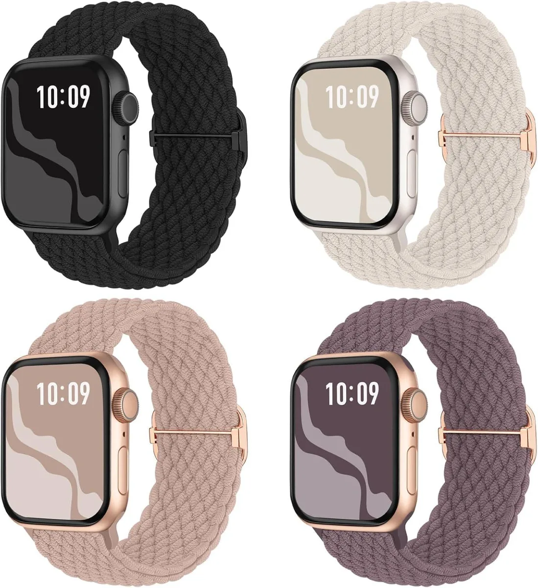 ETEIZU ETEIZU Braided Stretchy Solo Loop Watch Band 38-49mm — product photo
