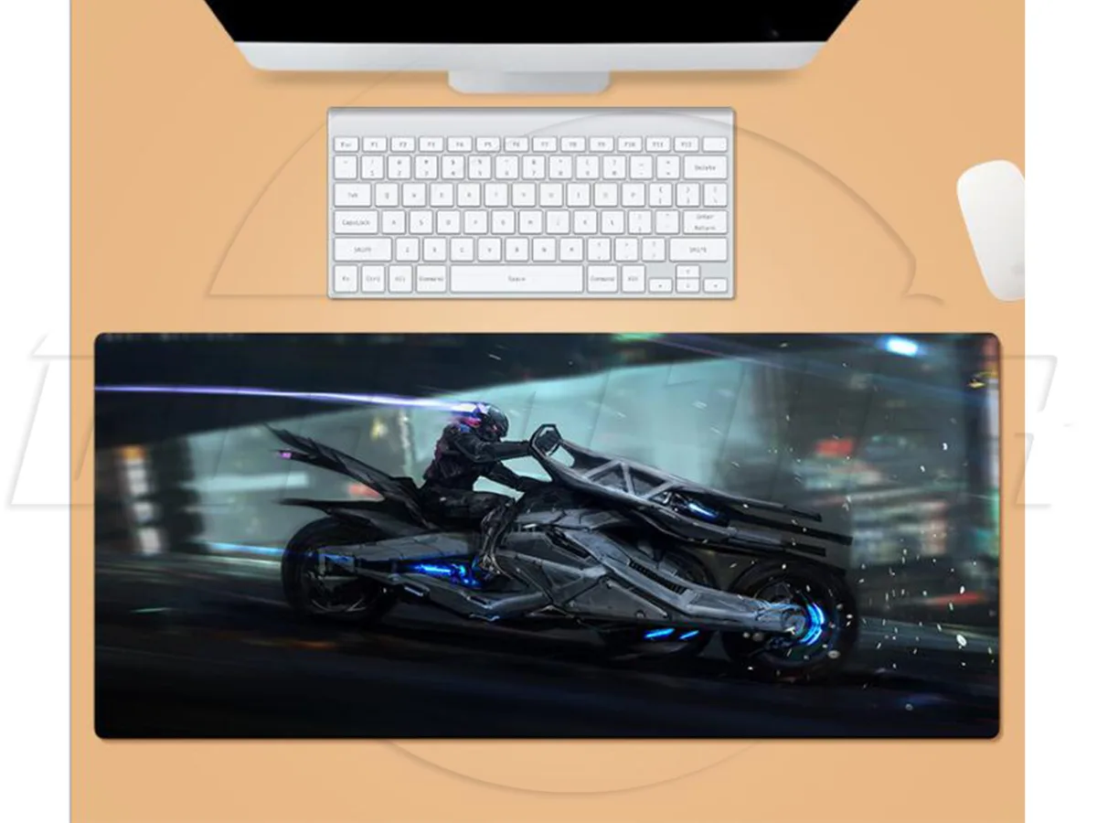 sakose sakose Cyberpunk 2077 Extended 2XL Green mouse pad 0.12 x 35.40 x 15.70 inch — product photo