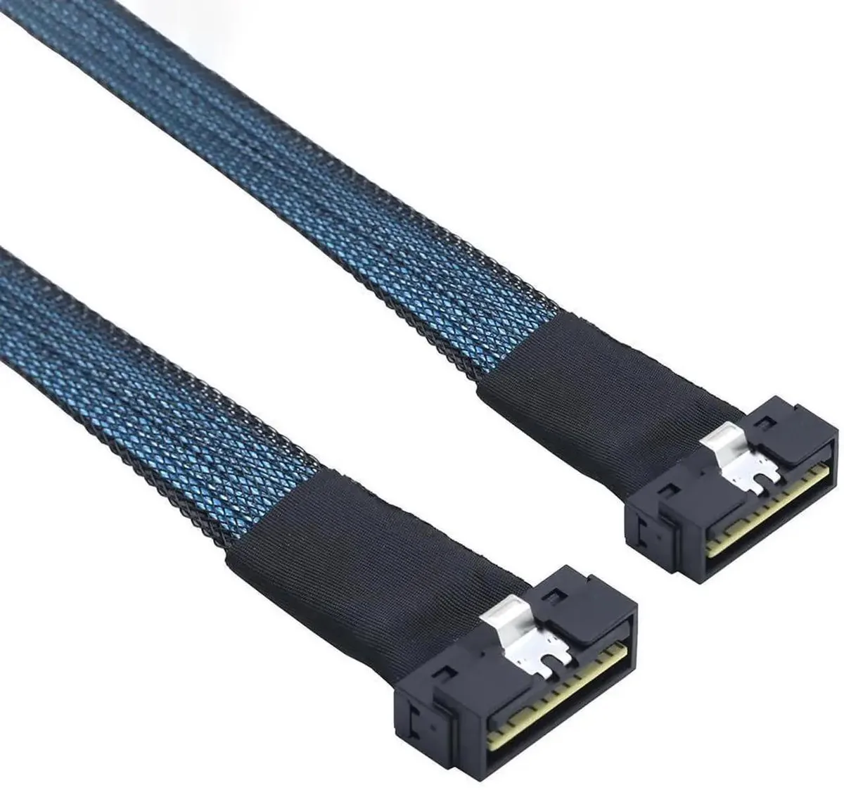 SMUGDESK SMUGDESK SFF-8654 8i 74-pin to LP 8X InfiniBand cable 1m 24Gbps 30AWG 85Ohm — product photo