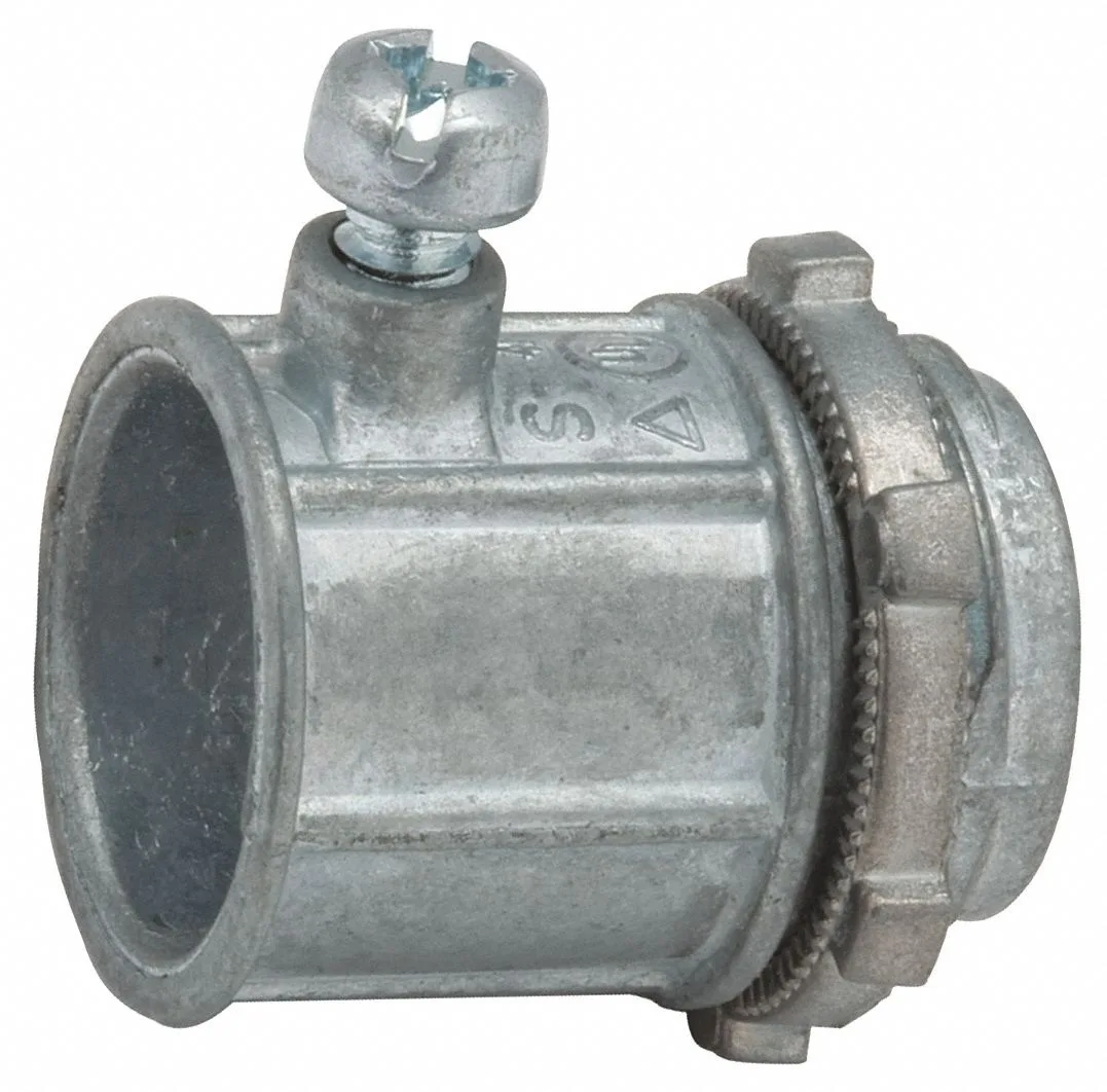 Hubbell Incorporated Hubbell Incorporated RACO 2608 EMT Grounding Connector 2 in Set Screw Zinc Alloy — product photo