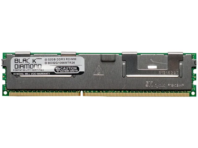 Black Diamond Memory Black Diamond Memory BD32G1066MTR26 32GB DDR3 1066 ECC Registered server RAM — product photo