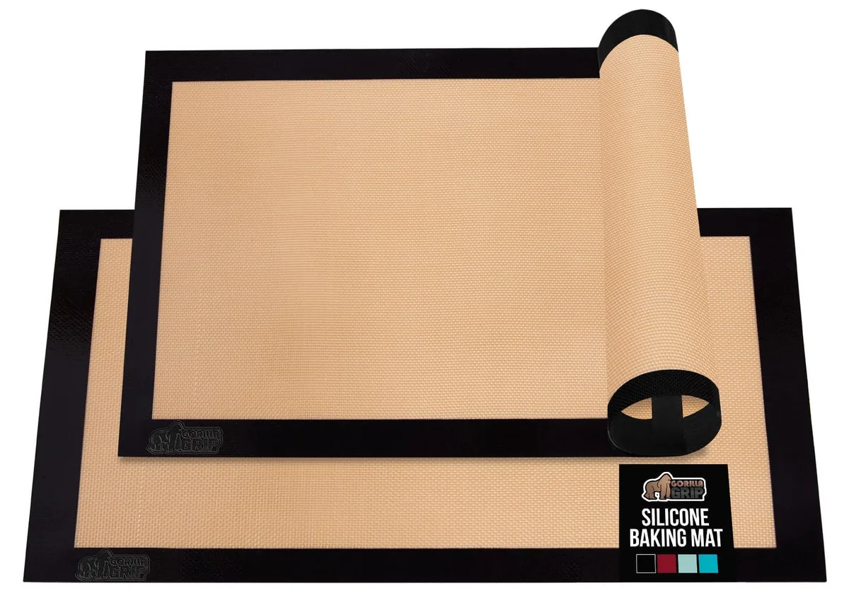  OXO Silicone Baking Mat 16.5x11.87 Half Sheet 2PK Black — product photo