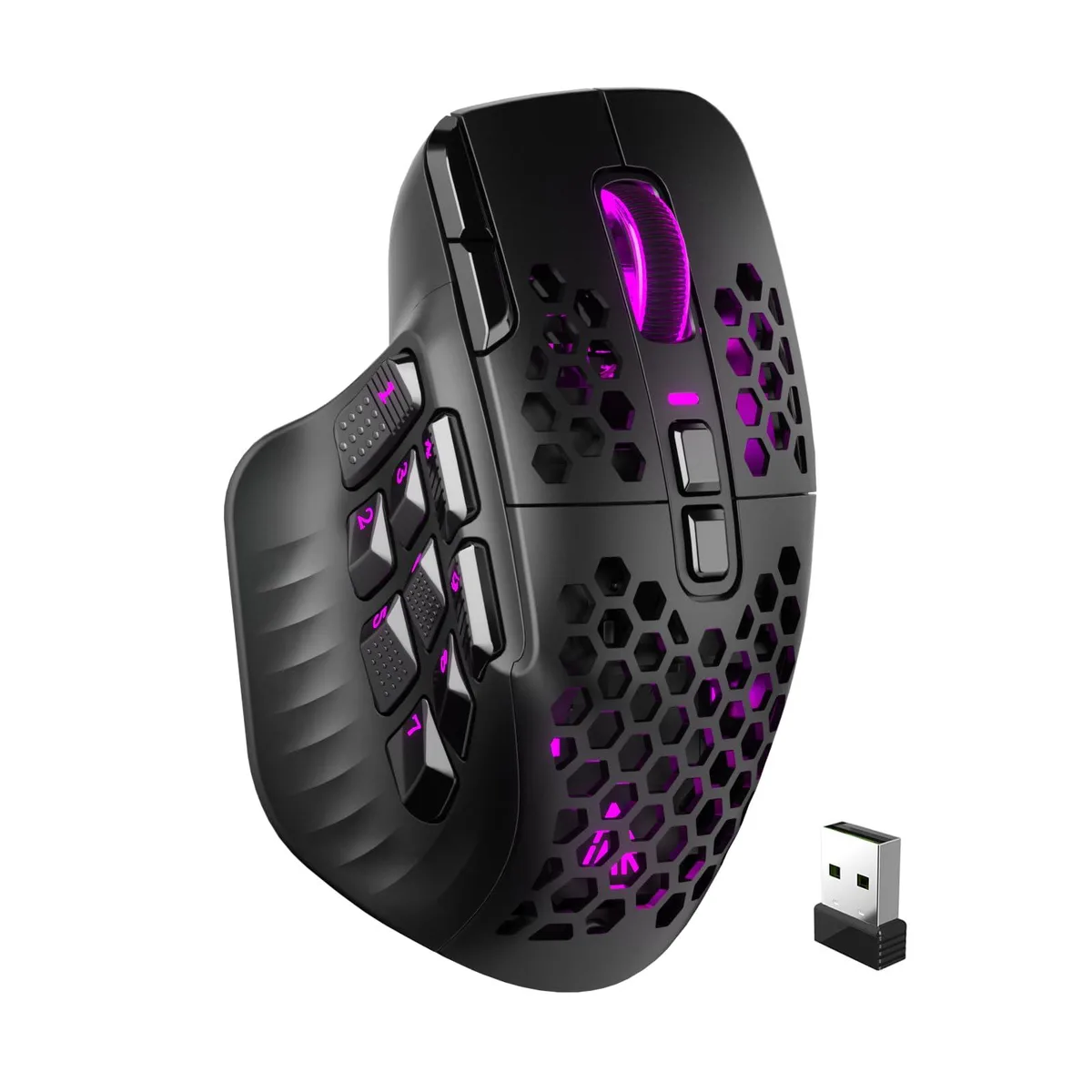 SOLAKAKA SM809 PRO Gaming Mouse 16 Buttons 24000 DPI Black — product photo