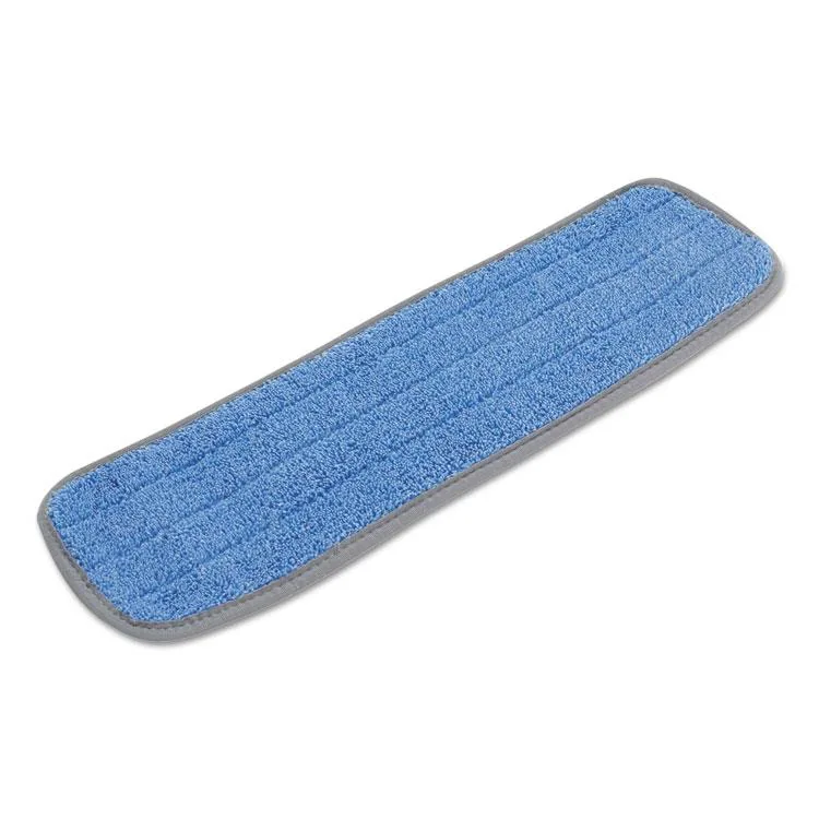 Boardwalk Boardwalk Microfiber Mop Head Blue 18 x 5 100% Split Microfiber Velcro Dozen — product photo