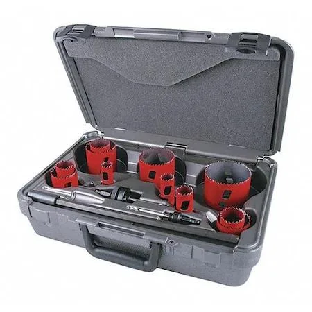 Morse 15-piece bimetal hole saw kit in carrying case