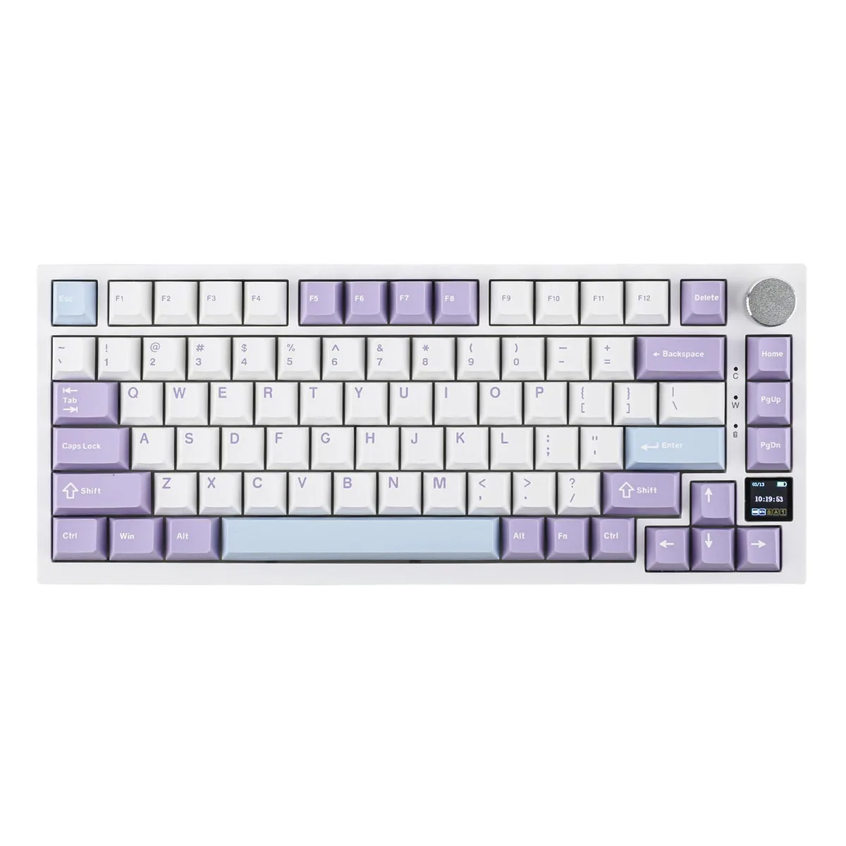  Ajazz AK820 Pro 75% Wireless Mechanical Gaming Keyboard Purple — product photo