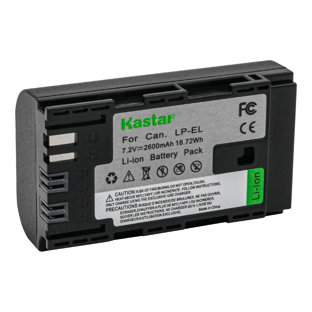 Kastar Kastar LP-EL camera battery 2600mAh 7.2V 18.72Wh 1-Pack — product photo