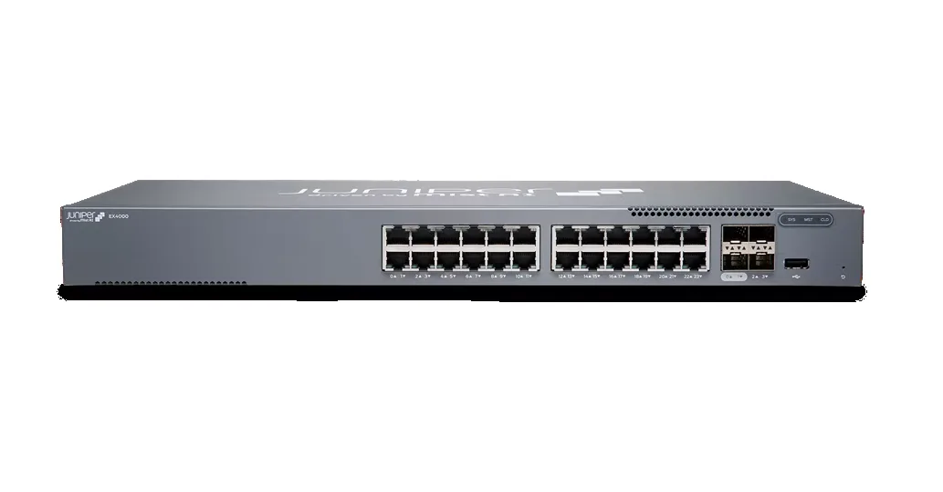 HPE Juniper Networking HPE Juniper Networking EX4000-24T 24-port network switch — product photo