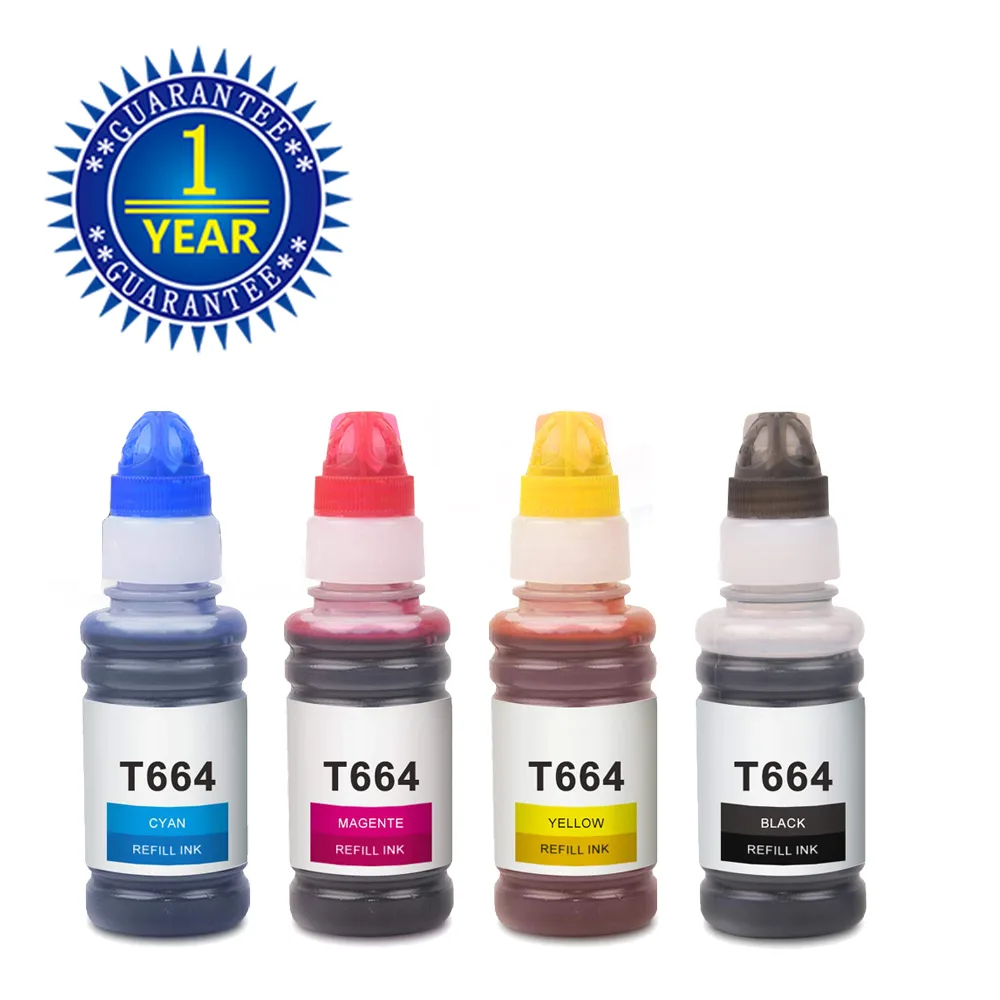 V4ink V4ink T664 XL 4PK ink cartridges Black Cyan Magenta Yellow — product photo