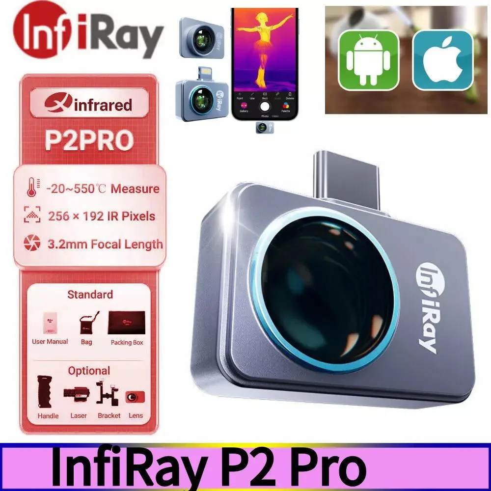 InfiRay InfiRay P2 Pro Thermal Imager 25 Hz 256x192 IR Without Macro Lens — product photo