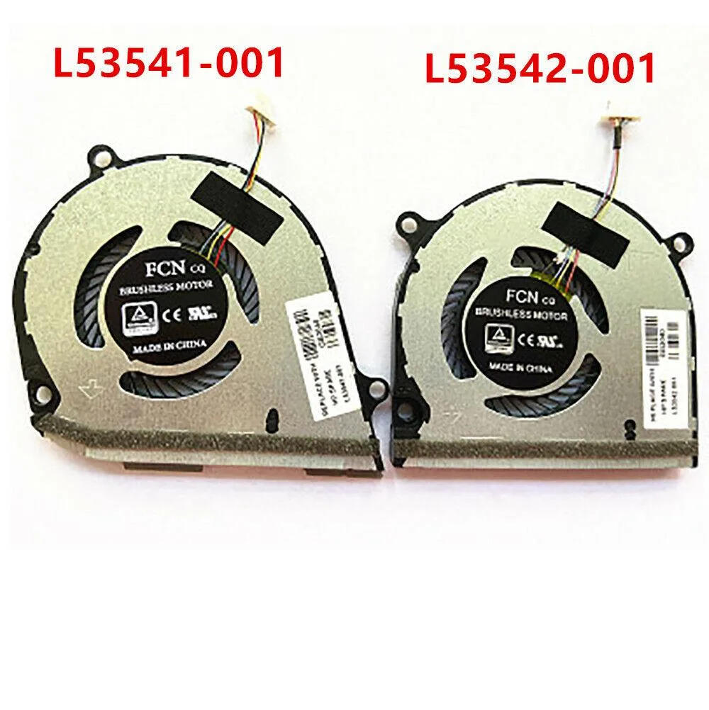 tuanyuan tuanyuan CPU GPU cooling fan for HP 15-DS 15-DR L53541-001 L53542-001 TPN-142 TPN-143 — product photo