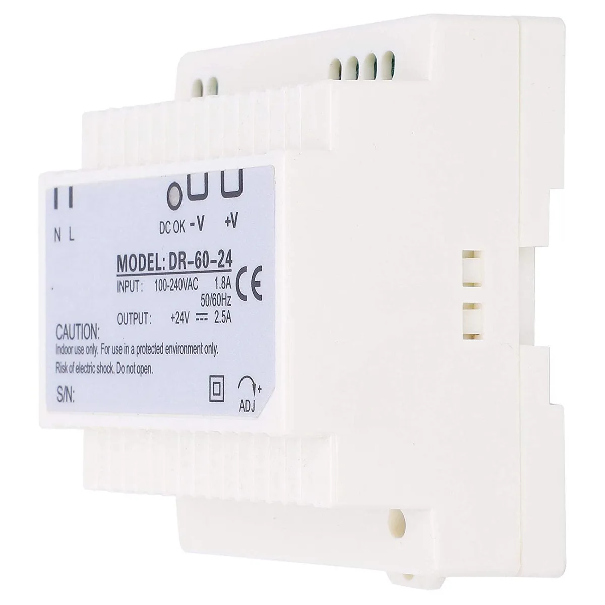 myVolts myVolts DR-60-24 24V 2.5A DIN Rail Power Supply — product photo