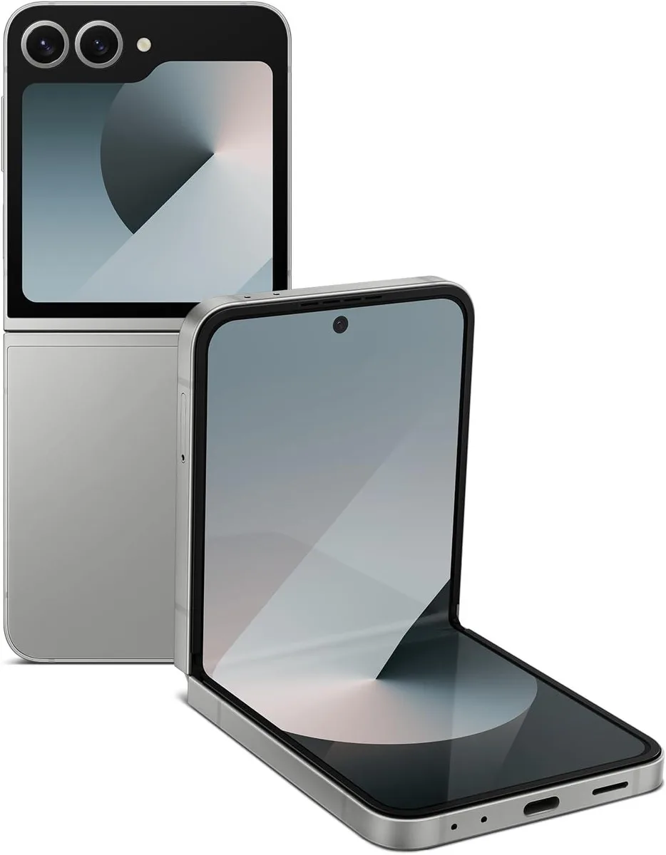 SAMSUNG SAMSUNG Galaxy Z Flip 6 12GB 512GB Silver cell phones - unlocked — product photo