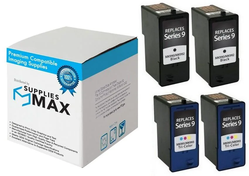 SuppliesMax SuppliesMax 2B2C926 Inkjet Combo Pack 2 Black 2 Color — product photo