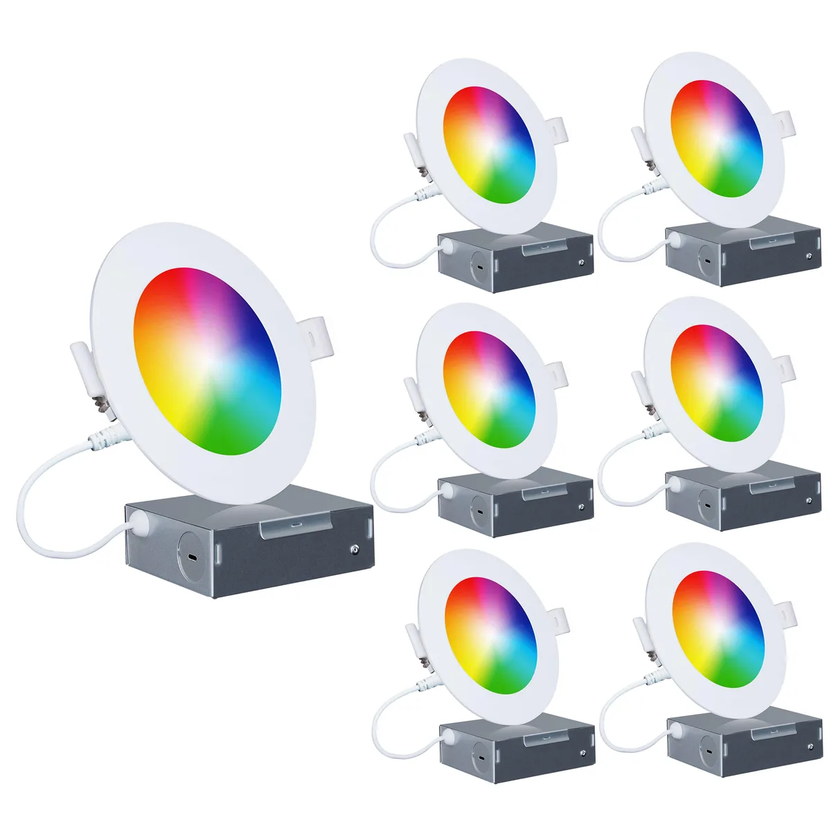 Infibrite Infibrite IB-001-1-9W-WH-6PK 4" 9W 810LM recessed lighting — product photo