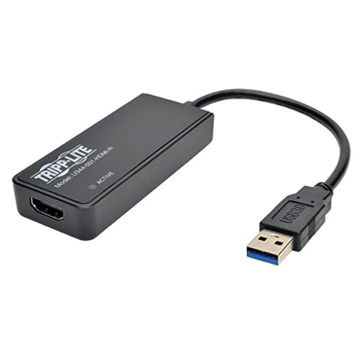 Tripp Lite Tripp Lite U344-001-HDMI-R USB 3.0 to HDMI dual monitor adapter 512 MB SDRAM 2048x1152 1080p — product photo