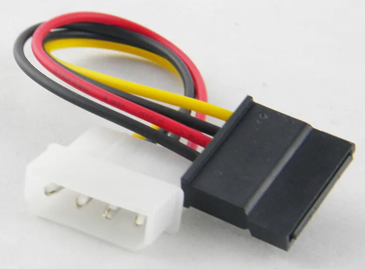 TeKit TeKit NTRC100110W 4-Pin IDE to 15-Pin SATA Power Adapter Cable 18cm — product photo