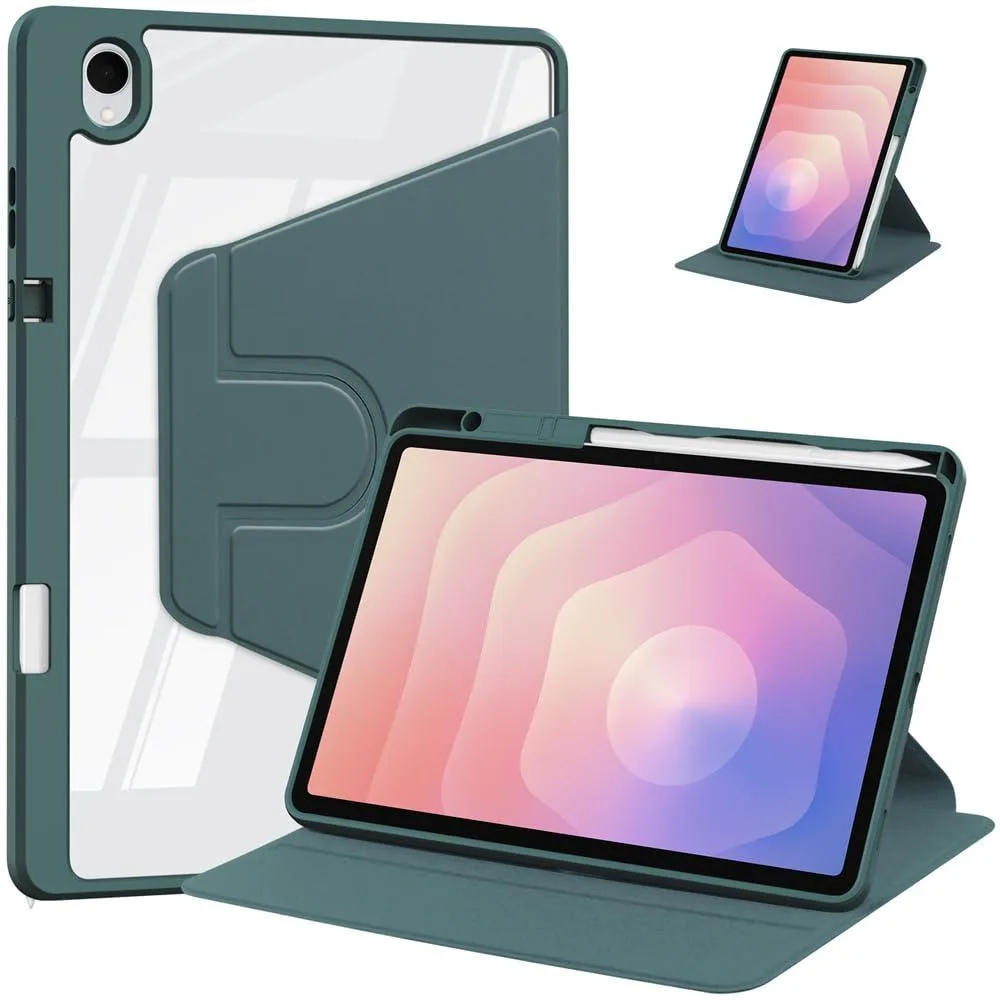 Timoom Timoom 11" Acrylic Rotating Tablet Case Green 360° SM-X730/X736B — product photo